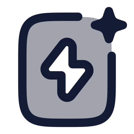 Ai Template Icon in Duotone Rounded style
