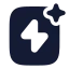 Aitemplate icon with solid rounded style
