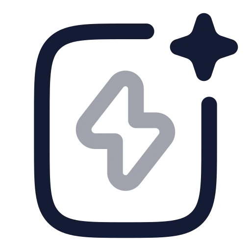 Ai Template Icon in Twotone Rounded style
