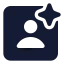 Aiuser icon with solid standard style