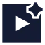 Aivideo icon with solid sharp style
