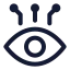 Aiview icon with stroke rounded style
