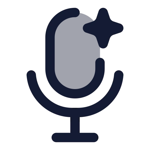 Ai Voice 01 Icon in Duotone Rounded style