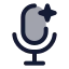 Aivoice icon with duotone standard style