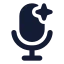 Aivoice icon with solid standard style