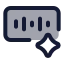 Aivoicegenerator icon with duotone standard style