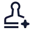 Aiwatermark icon with stroke sharp style