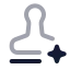 Aiwatermark icon with twotone rounded style