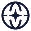 Aiwebbrowsing icon with solid sharp style
