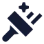 Aiwiper icon with solid sharp style