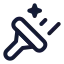 Aiwiper icon with stroke rounded style