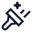 Aiwiper icon with stroke sharp style