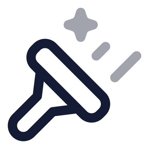 Ai Wiper Icon in Twotone Rounded style