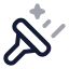 Aiwiper icon with twotone rounded style