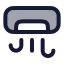 Airvent icon with duotone rounded style