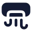 Airvent icon with solid rounded style