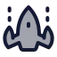 Aircraftgame icon with duotone standard style