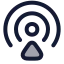 Airdrop icon with duotone rounded style