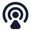 Airdrop icon with stroke standard style
