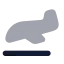 Airplanelanding icon with bulk rounded style