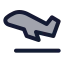 Airplanetakeoff icon with duotone standard style