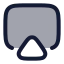 Airplayline icon with duotone rounded style