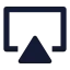Airplayline icon with solid sharp style
