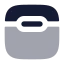 Airpod icon with bulk rounded style