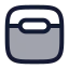 Airpod icon with duotone rounded style