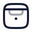 Airpod icon with twotone rounded style