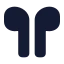 Airpod icon with solid rounded style