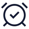 Alarm Clock Check icon preview
