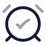Alarm Clock Check icon preview