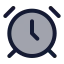 Alarmclock icon with duotone standard style