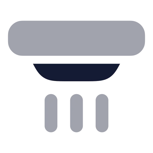 Alarm Smoke Icon in Bulk Rounded style