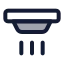 Alarmsmoke icon with duotone standard style