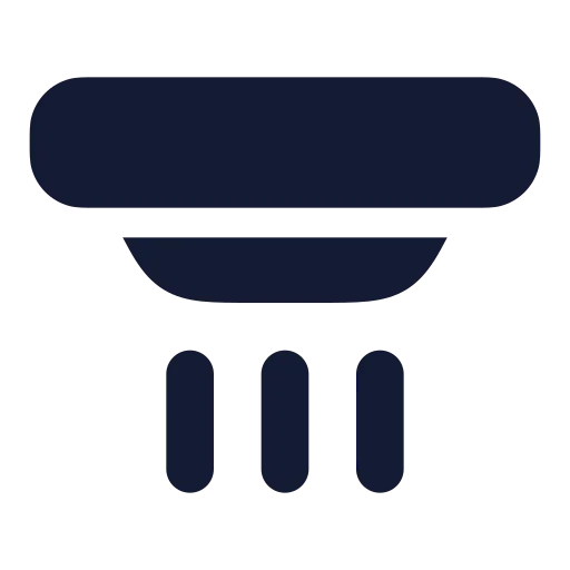 Alarm Smoke Icon in Solid Rounded style