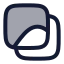 Album icon with duotone rounded style