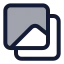Album icon with duotone standard style