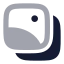 Album icon with bulk rounded style
