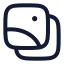 Album icon with stroke rounded style