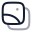 Album icon with twotone rounded style