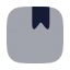 Album icon with bulk rounded style