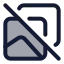 Albumnotfound icon with duotone standard style