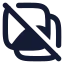 Albumnotfound icon with solid rounded style