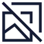 Albumnotfound icon with stroke sharp style