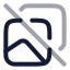 Albumnotfound icon with twotone rounded style
