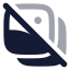 Albumnotfound icon with bulk rounded style