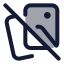 Albumnotfound icon with duotone standard style