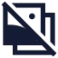 Albumnotfound icon with solid sharp style